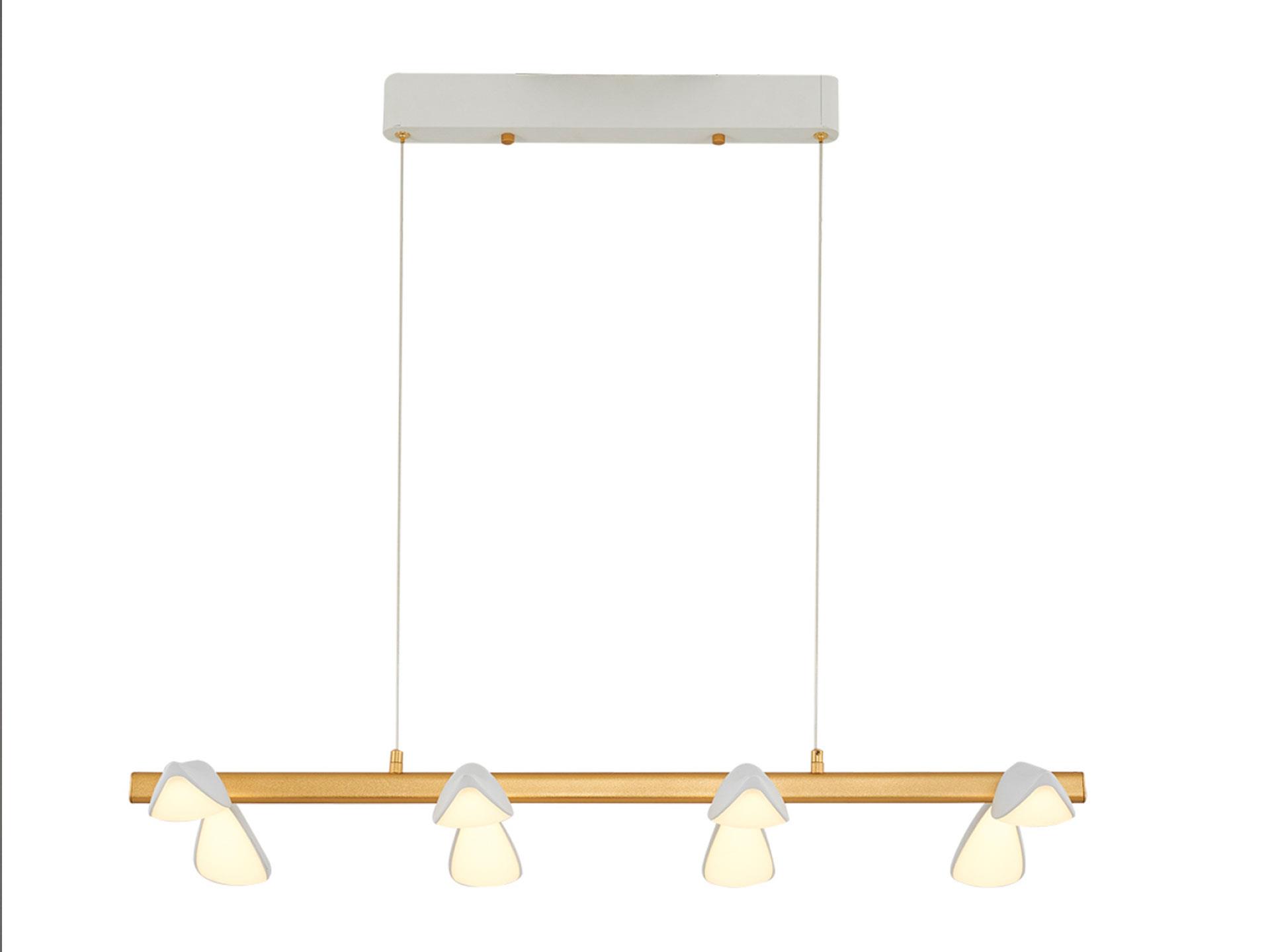 4060-8AS,01 8 Row Chandelier White