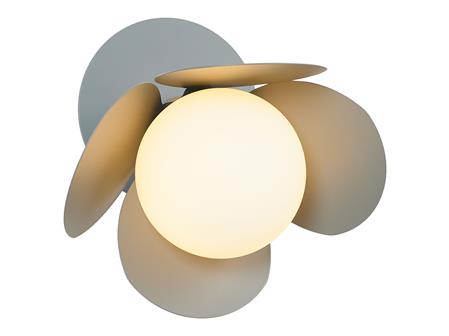 3120-APL-16 Daisy Sconce Gray