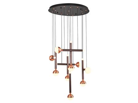 5574-9A Chandelier Mixed