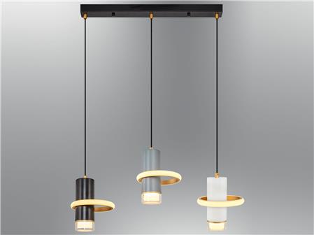 5033-3As 3 Pcs Suspended Suspended Chandelier Mixed