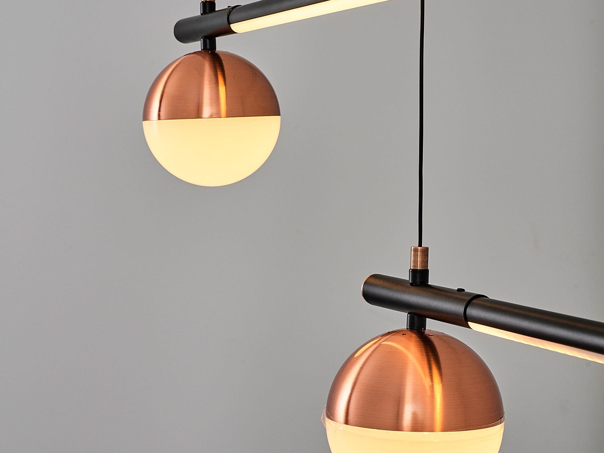 3131-3A-19 3 Pcs Ronda Pendant Lamp Black