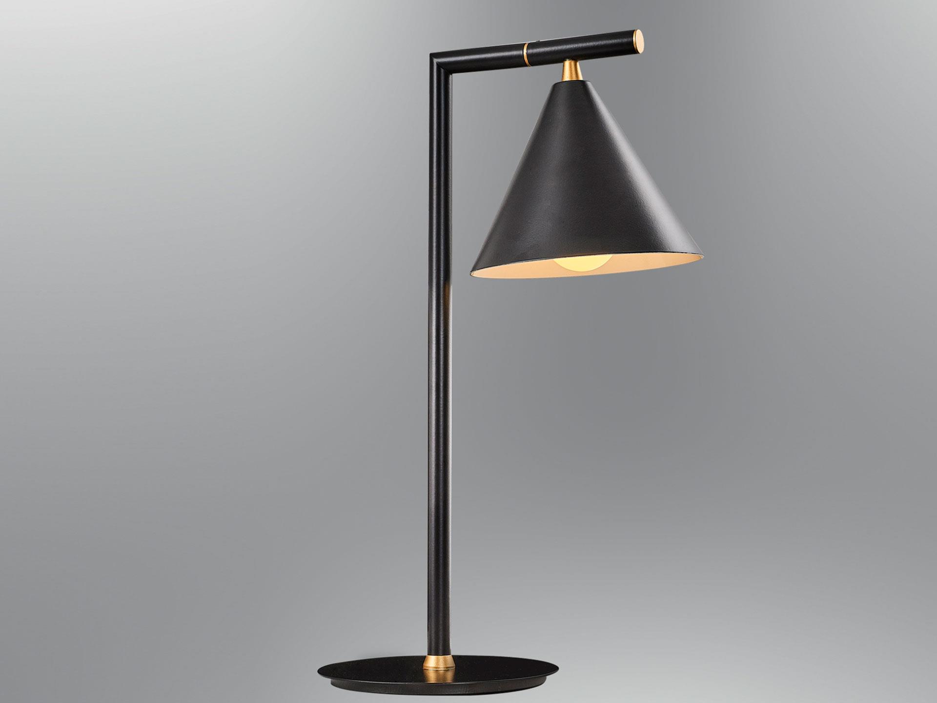 3130-ml 19 Bell Table Lamp Black