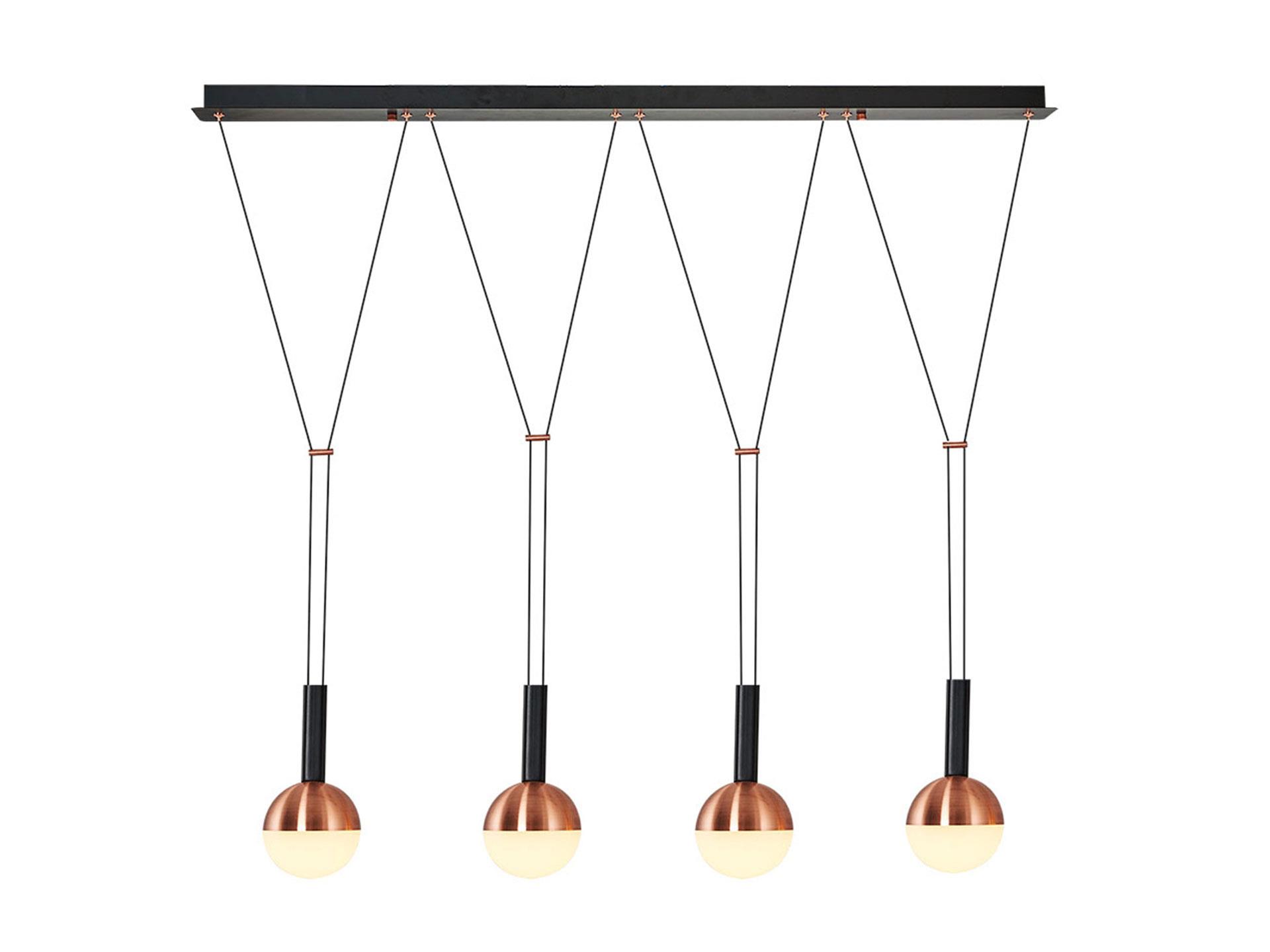 4'lü Sıralı Sarkıt Rose Gold