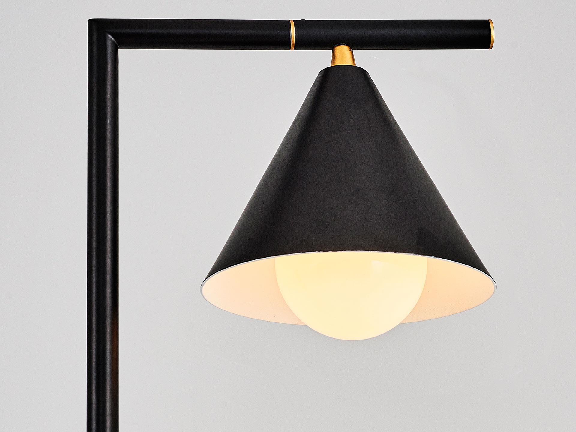 3130-ml 19 Bell Table Lamp Black