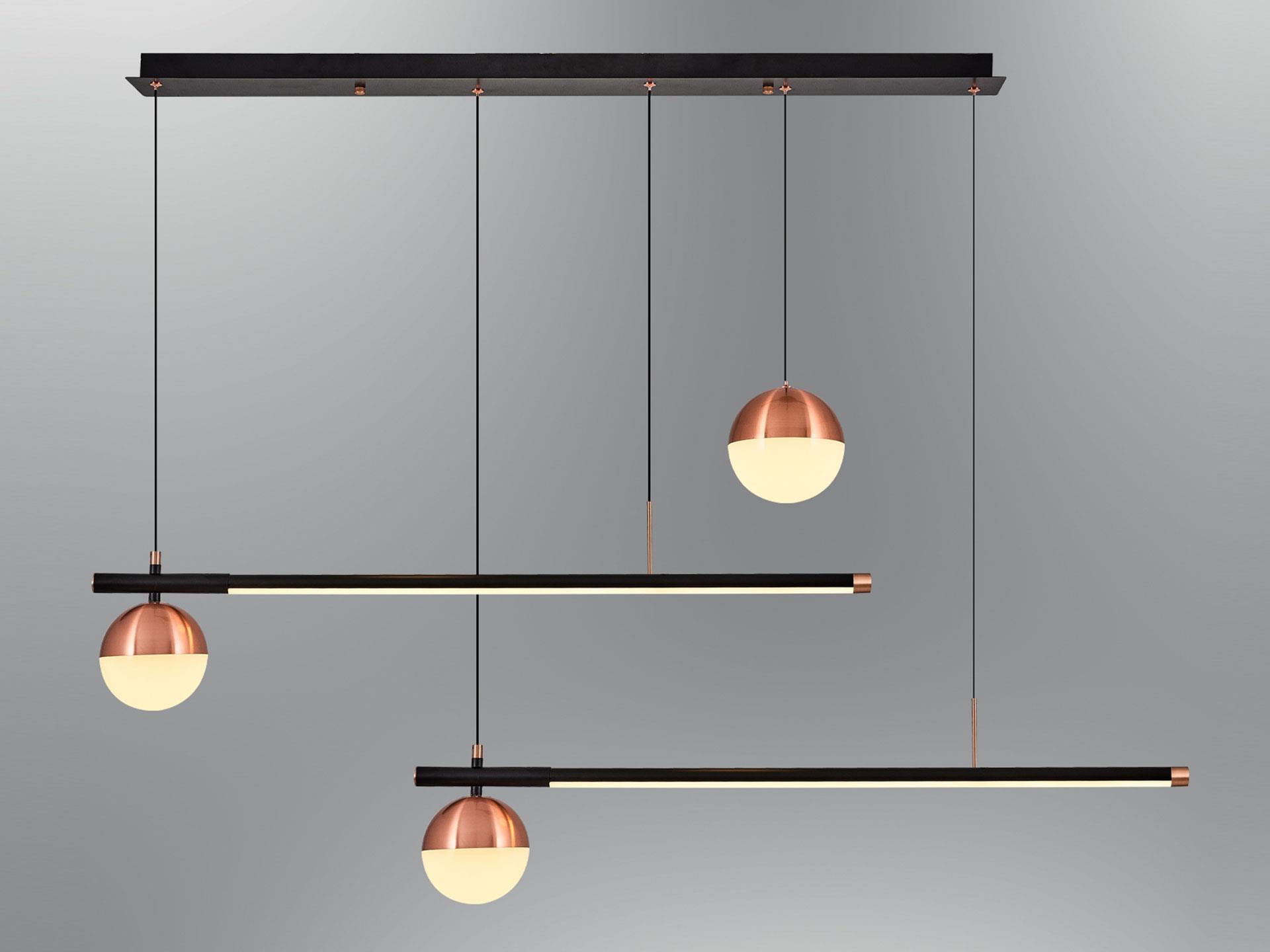 3131-3A-19 3 Pcs Ronda Pendant Lamp Black