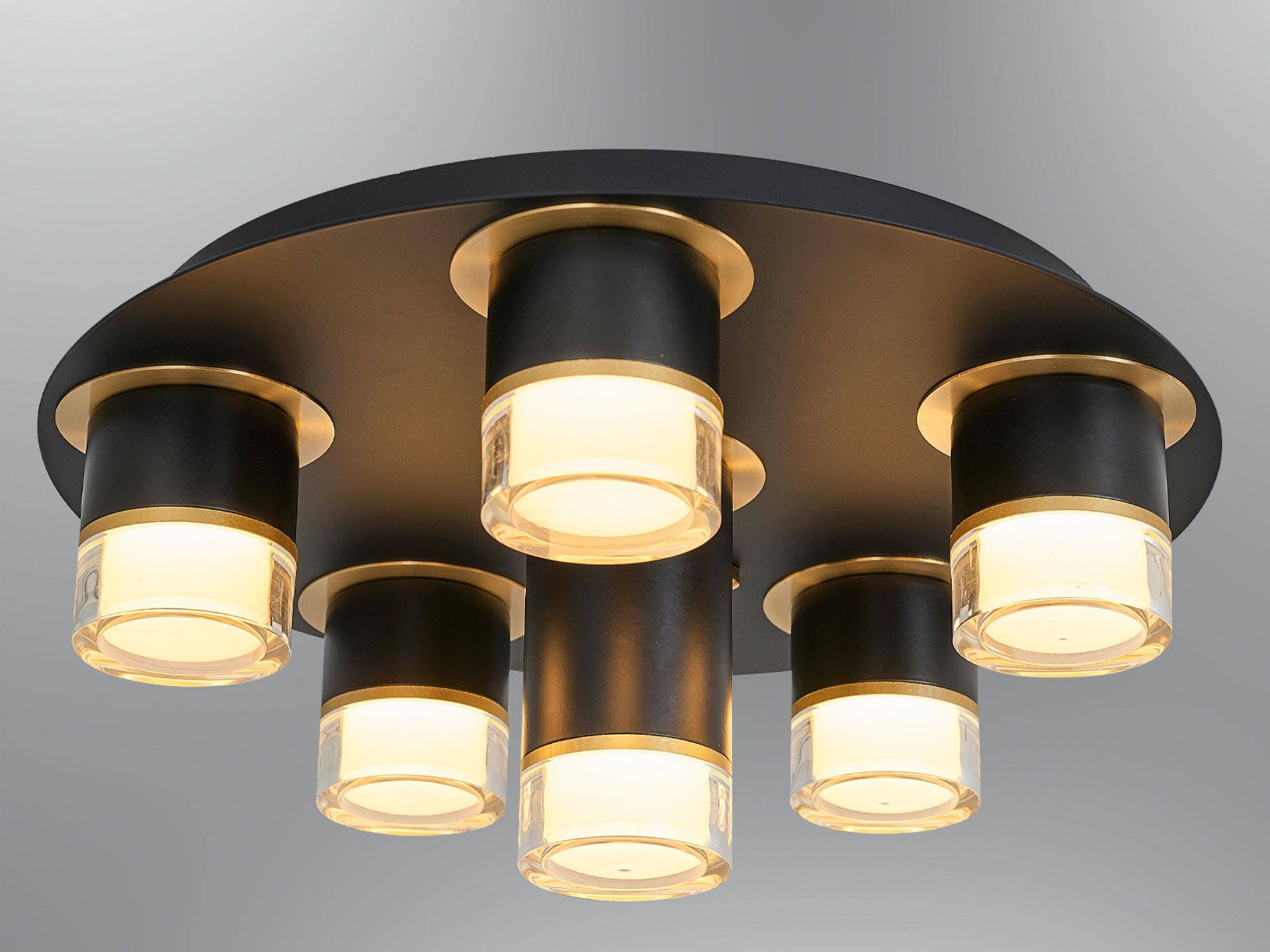 5036-6 6 Fixture Black