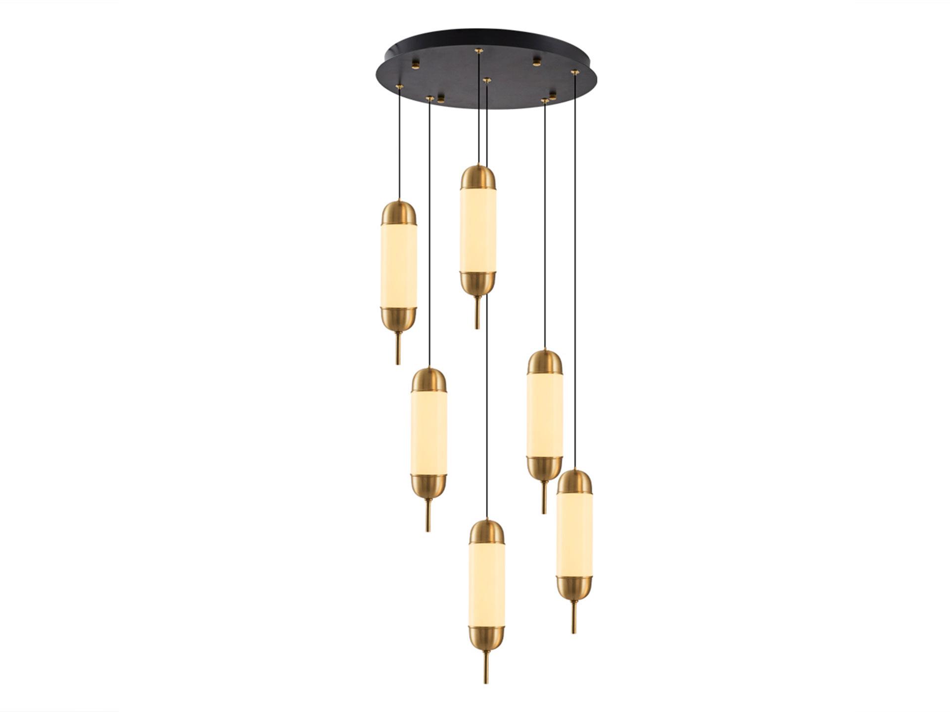 4519-6A Capsule 6-Piece Pendant Tumbled
