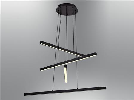 3150-2A-19 4 Mikado Pendant Lamp Black