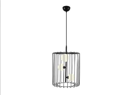 4111 Cage Pendant Lamp Matt Black