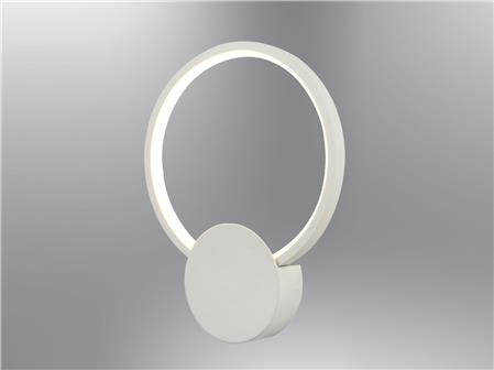 5801A-APL,01 Anevo Round Sconce White