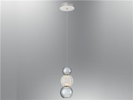 4136B-1A-02 Single Solar Suspension 3Ball Chrome