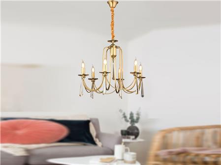 Modern Luxury Countess 6 Piece Chandelier