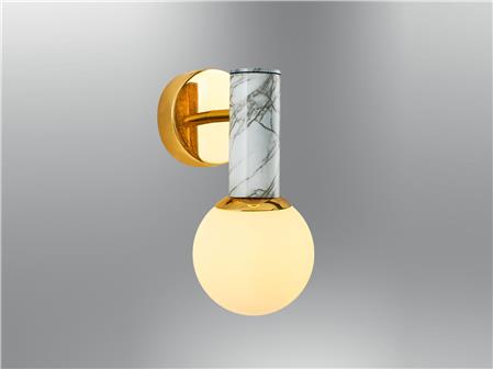 3106-APL1-1 Marmara Single Wall Sconce White