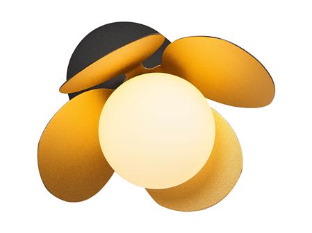 3120-APL-19 Daisy Sconce Black