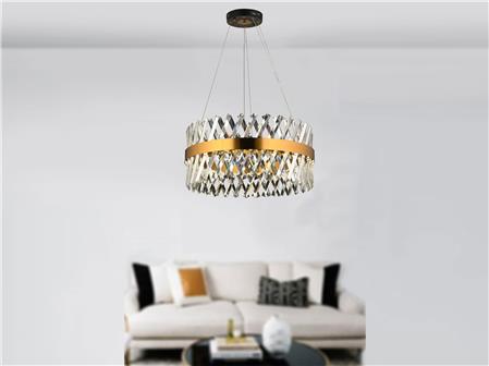 Luxury Modern Bronze Led Crystal Chandelier