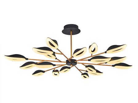 4065-18A,19 18-Piece Cheerleading Chandelier Black