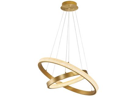 5698-2,20 2-Piece Pendant Chandelier Tumbled