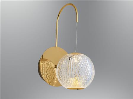 4134-apl-03 Mercury Sconce Yellow