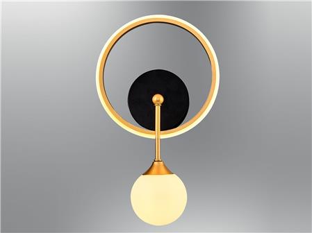 2611-1-20 Halo Round Sconce Tumbled