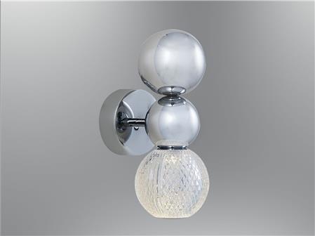 4136-apl-02 Sun Sconce Chrome