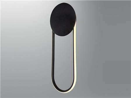 Luna Lighting 2645-19 Magne Sconce Black