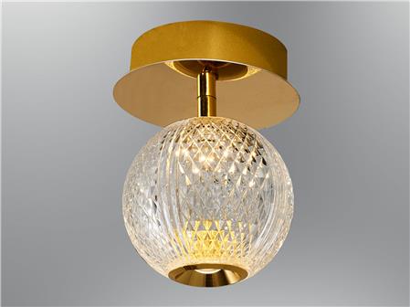 4134-1-03 Single Mercury Luminaire Yellow