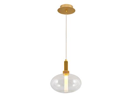 4514S-1A,21 Single Pendant Lamp Flat Glass Transparent