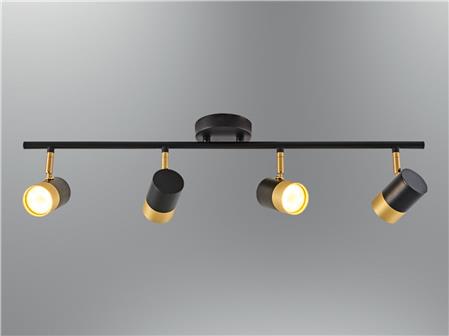 5040-4S-19 Kaliga 4-Sequential Plafonyer Black