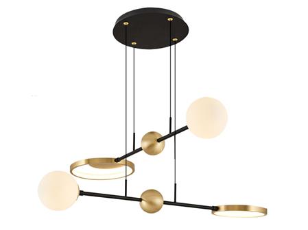 3111-2 Rise 2 Suspended Chandelier Tumbled